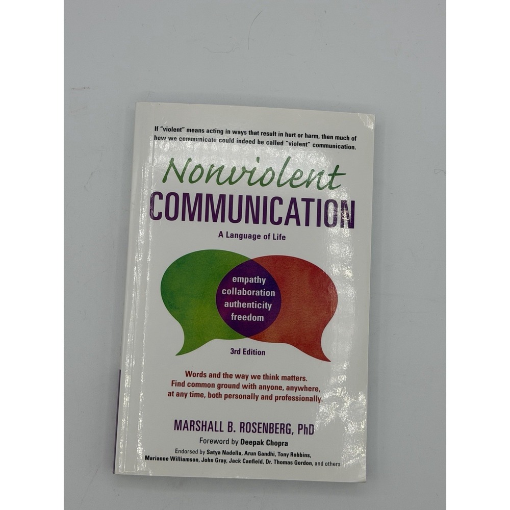 Nonviolent Communication: A Language of Life by Marshall B. Rosenberg, PhD Book